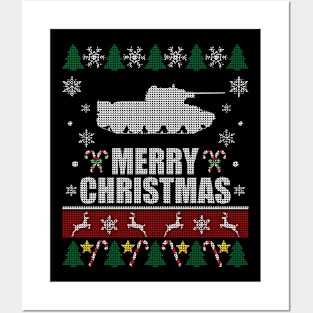 Military Tank Christmas Posters and Art